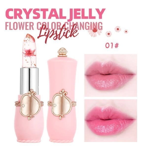 Crystal jelly flower farbwechselnder lippenstift